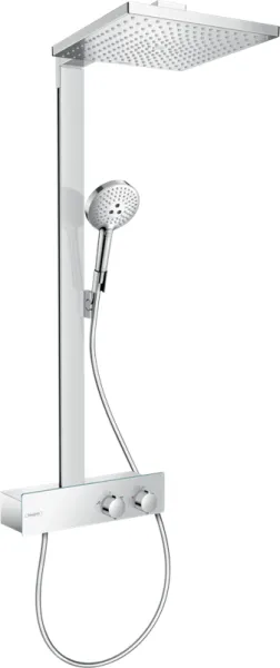 Hansgrohe Raindance E Showerpipe 300 suihkujärjestelmä ShowerTablet 350:llä, 1 suihkutyyppi, kromi