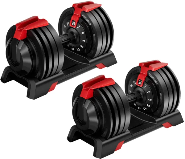 Odin Säädettävät Käsipainosetti (12-yhdessä käsipaino) 2 kpl 24kg