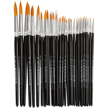 Gold Line -siveltimet, P: 17–21,5 cm, L: 1–7 mm, pyöreä, 36 kpl / 1 pk.